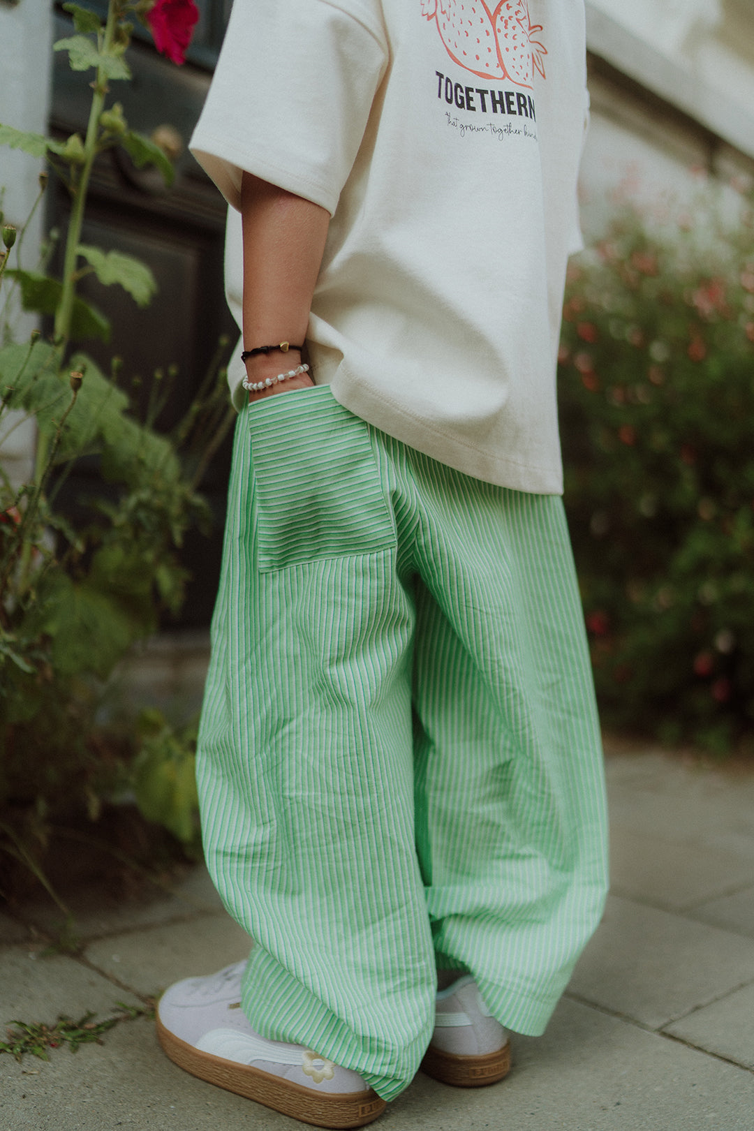 Close up of the Drew pants by Wolvie