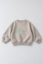 Gwen Grey Melange Oversized Sweater Mini