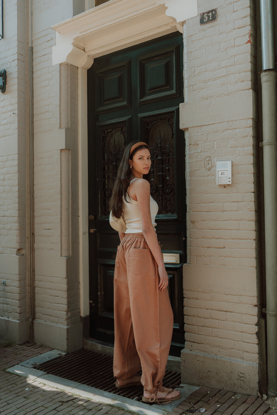 Chloé Camel Embroidery Pants – Wolvie